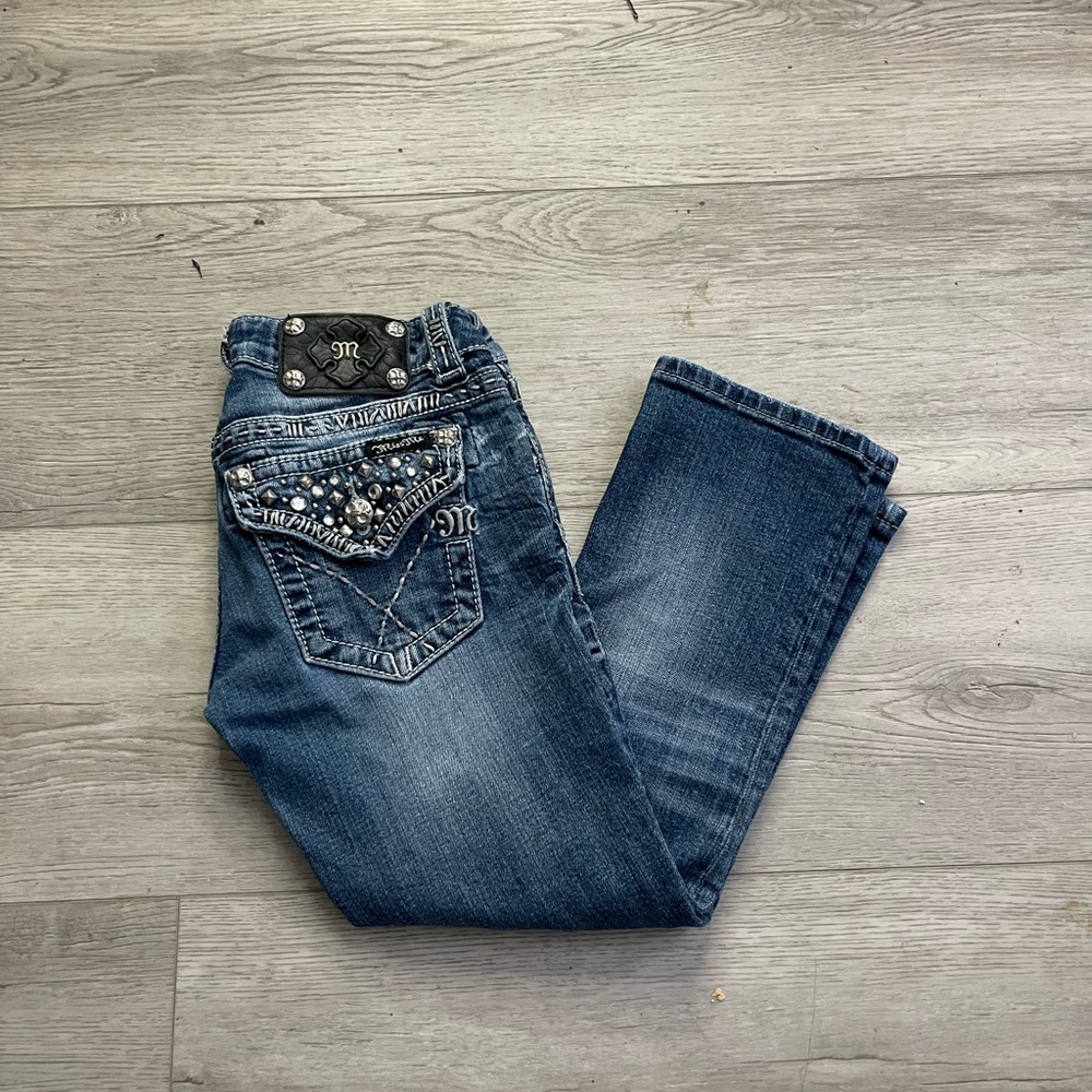 Embellished Blue Jeans